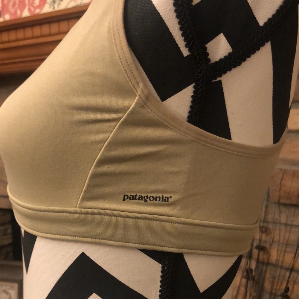 Patagonia Capilene‎ Desert Tan Sport Bra 🆕 - Picture 8 of 12